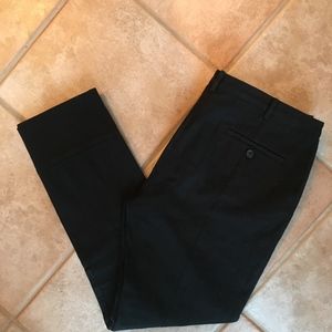 Alexander McQueen Black Zipper Pants